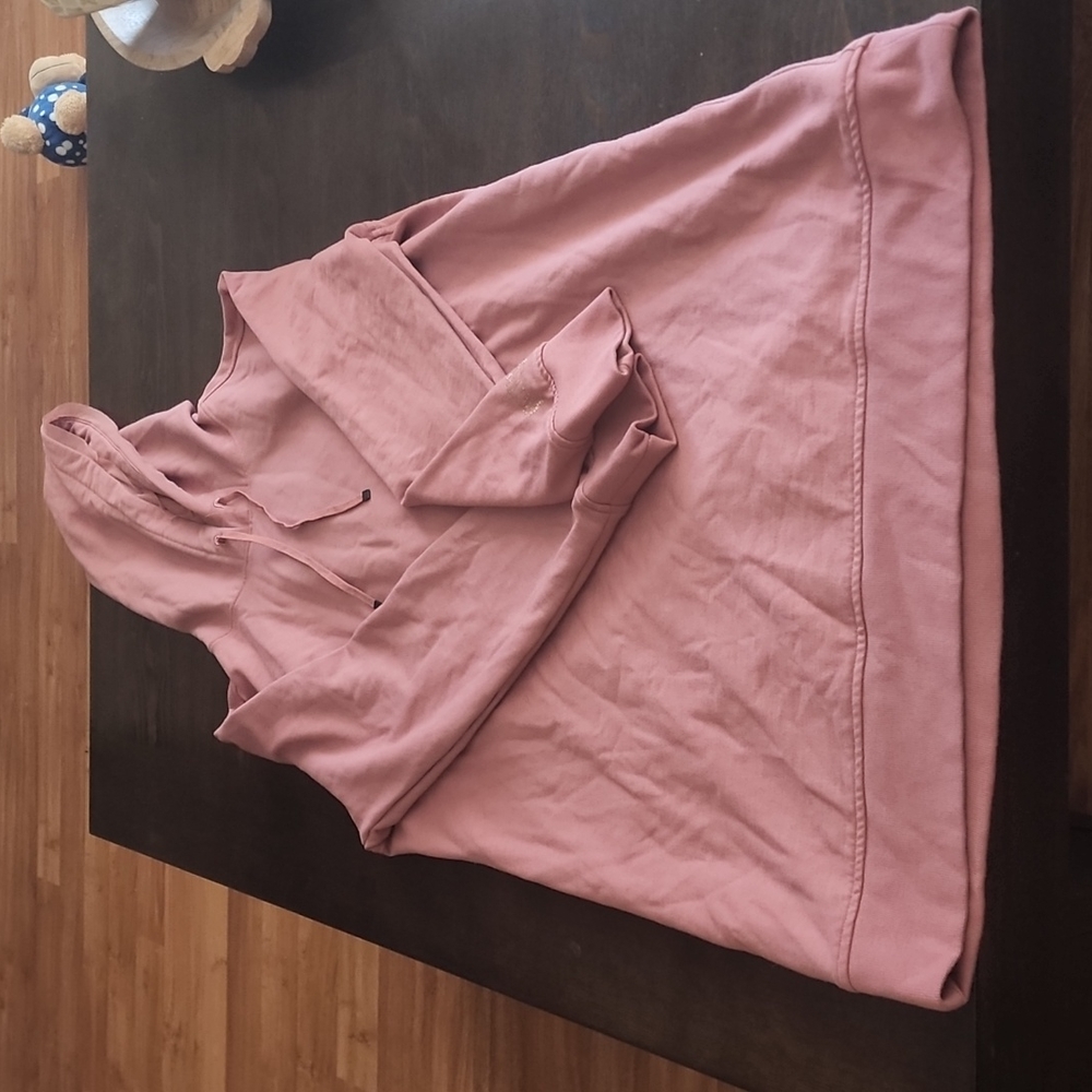Victoria Sport pink hooded sweatshirt with back cut out